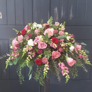 Rose Casket Spray Flower Bouquet