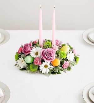 Easter Centerpiece Flower Bouquet
