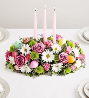 Easter Centerpiece Flower Bouquet