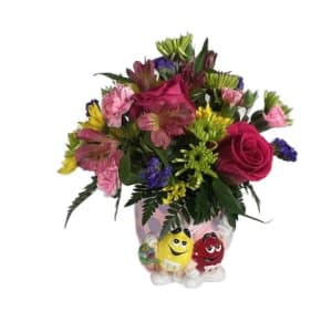 M & M Easter Egg Bouquet Flower Bouquet