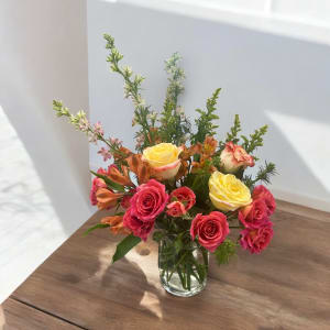 Sunset Radiance Flower Bouquet
