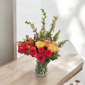 Sunset Radiance Flower Bouquet
