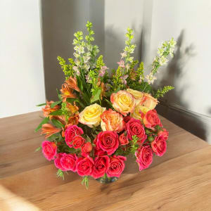 Sunset Radiance Flower Bouquet