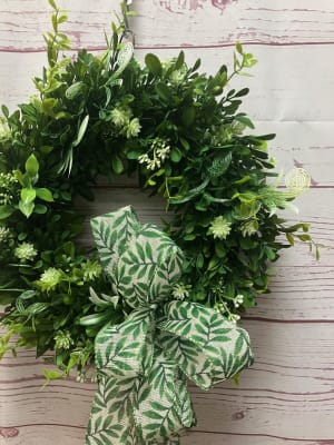 Contemporary Boxwood (Artificial) Wreath