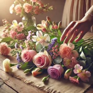 Fresh Blooms Pastel Bouquet Flower Bouquet