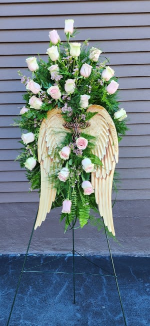 On The Wings of an Angel Spray Flower Bouquet