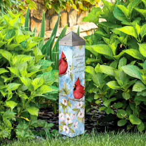 Little Cardinal Dogwood 20" Art Pole