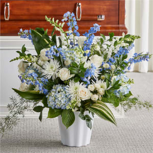 Everlasting Memories Floor Basket Flower Bouquet
