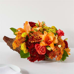Bouquet of Blessings Cornucopia Flower Arrangement Bouquet of Blessings Cornucopia Flower Bouquet