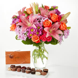 One and Only Bouquet and Chocolate Bundle Flower Bouquet