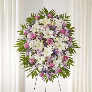 Surrounded By Love Standing Spray Flower Bouquet
