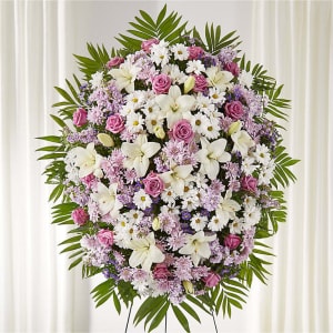 Surrounded By Love Standing Spray Flower Bouquet