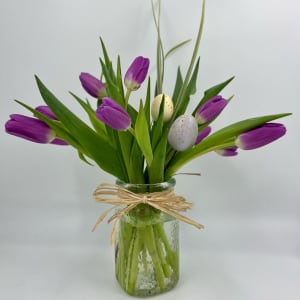 Easter Tulips Eggstraviganza Flower Arrangement Easter Tulips Eggstraviganza Flower Bouquet