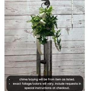 "Heavens Tear" 44" Sonnet Wind Chime Flower Arrangement "Heavens Tear" 44" Sonnet Wind Chime Flower Bouquet