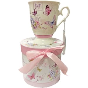 Mom's Tea Cup Flower Bouquet