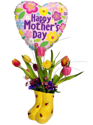 Sunny Steps Tulip Bouquet Flower Bouquet