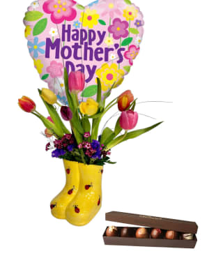 Sunny Steps Tulip Bouquet Flower Bouquet