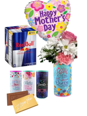 Floral Energy Surprise for Mom Flower Bouquet