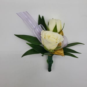 Silver and Gold Flower Bouquet