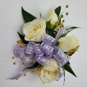 Silver and Gold Flower Bouquet