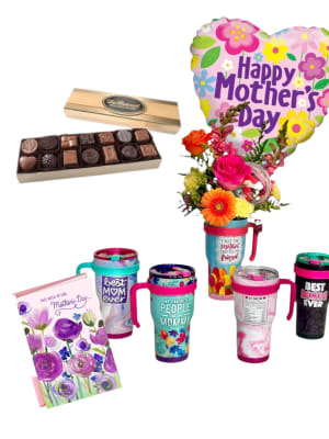 Cheers to Mom Flower Bouquet