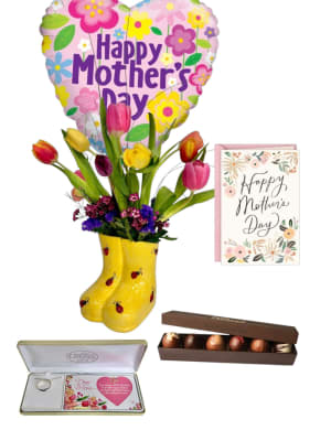 Sunny Steps Tulip Bouquet Flower Bouquet