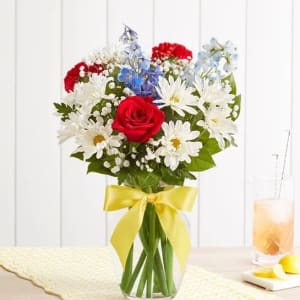 Tie a Yellow Ribbon Flower Bouquet