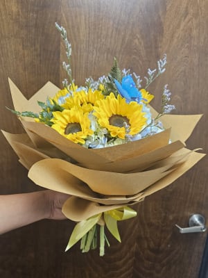 Sunflower Hill Wrap Bouquet Flower Bouquet