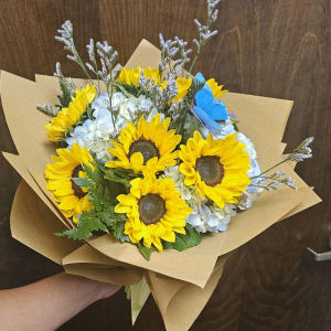 Sunflower Hill Wrap Bouquet Flower Bouquet