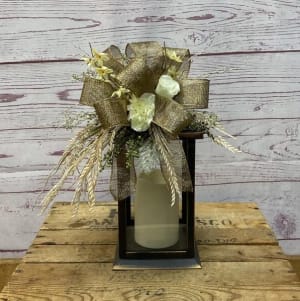 Bronzed Light Silk (Artificial) Lanterns Flower Bouquet