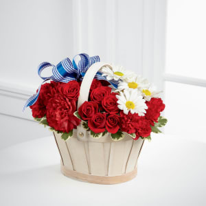 Justice Basket Flower Bouquet