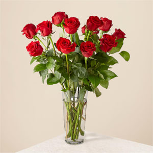 Long Stem Red Rose Bouquet Flower Bouquet