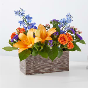 Radiant Citrus Box Bouquet Flower Bouquet