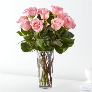 Long Stem Pink Rose Bouquet Flower Bouquet