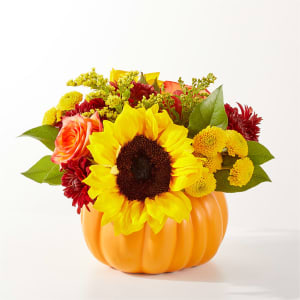 Golden Gourd Pumpkin Bouquet Flower Bouquet