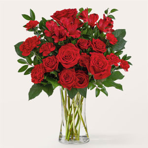 Brilliant Ruby Bouquet Flower Bouquet