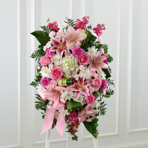 Comforting Standing Spray Flower Bouquet