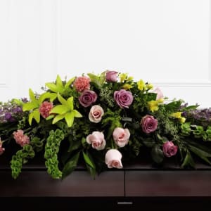 Forever Beloved Casket Spray Flower Bouquet