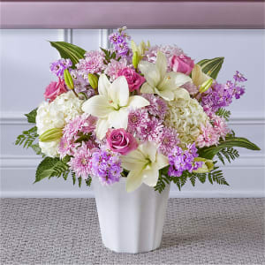 Heaven Sent Floor Basket Flower Bouquet