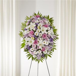 Surrounded by Love Standing Spray Flower Bouquet