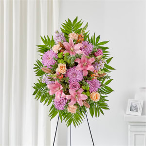 Love & Light Standing Spray Flower Bouquet