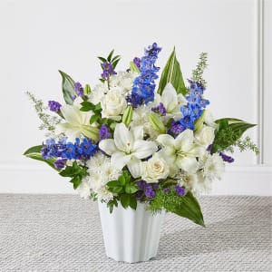 Take Comfort Floor Basket Flower Bouquet