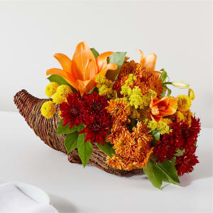 Bouquet of Blessings Cornucopia Flower Bouquet