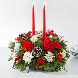 Holiday Soiree Centerpiece Flower Bouquet