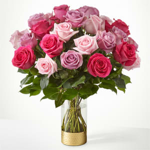Pure Beauty Mixed Roses Flower Bouquet