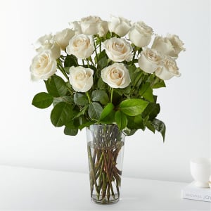 Long Stem White Rose Bouquet Flower Bouquet