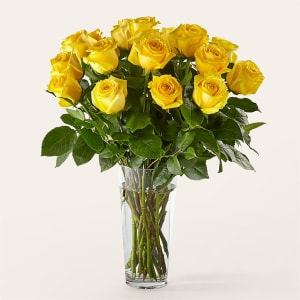 Long Stem Yellow Rose Bouquet Flower Bouquet