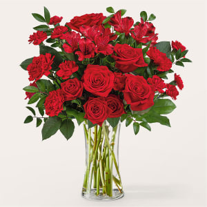Brilliant Ruby Bouquet Flower Bouquet