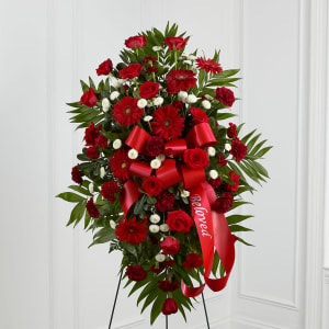 Treasured Memories Standing Spray Flower Bouquet