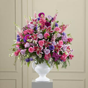 Peaceful Tribute Arrangement Flower Bouquet